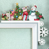 Décoration de Cadre de Porte de Noël