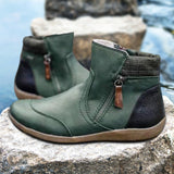 Bottes zippées imperméables pour femmes