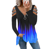 T-shirt En Relief Á Glissière