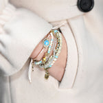 Bracelets de perles de riz multicouches