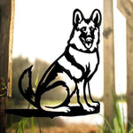 Chiot de Silhouette de Chien en Métal