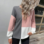 Sweat gaufré color block