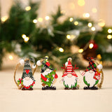 Ensemble de décorations de Noël en bois Gnome (12 pièces)