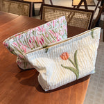 Trousse de maquillage florale mignonne