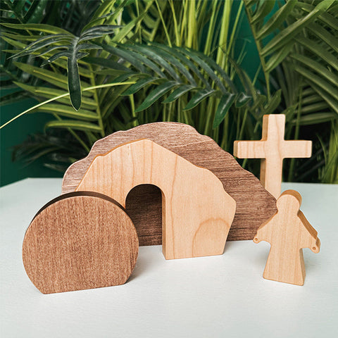 Décoration de la scène de Pâques