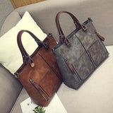 Sac à bandoulière en cuir vintage pour dames