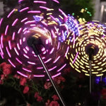 Lampe éolienne solaire de jardin étanche