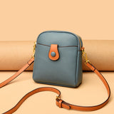 Élégant sac à bandoulière contrasté