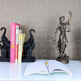 Décoration de la statue de la déesse de la justice