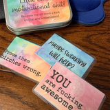 Cadeau de cartes de motivation drôle