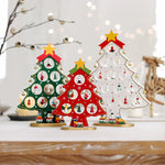 Mini Ensemble d’Arbre de Noël en Bois de Bricolage