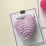 Petit cadeau en forme de coeur crocheté Pochettes