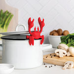 Repose-ustensiles en silicone du Crabe Rouge
