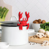 Repose-ustensiles en silicone du Crabe Rouge