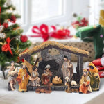 Ensemble de figurines de la Nativité