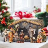 Ensemble de figurines de la Nativité