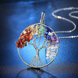 Collier Arbre De Vie Coloré