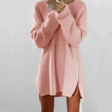 Robe Pull Ample Avec Fermeture Élair