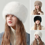 Chapeau melon en fourrure