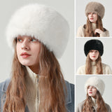 Chapeau melon en fourrure
