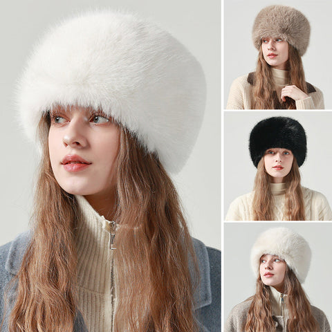 Chapeau melon en fourrure