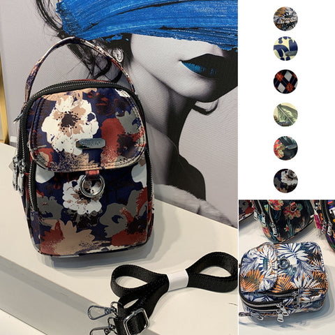 Sac bandoulière tendance à imprimé géométrique