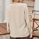 Chemise ample à boutonnage simple