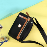 Sac à bandoulière de voyage décontracté en nylon uni