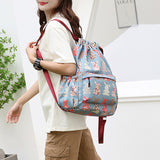 Sac à bandoulière à cordon de style ethnique