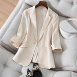 Veste de costume amincissante en Tencel