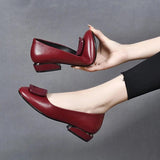 Chaussures de Bonnet à Bout Rond