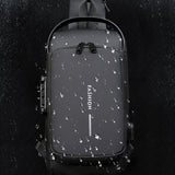 Sac à bandoulière antivol avec port de chargement USB