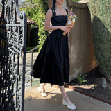 Robe à bretelles fines dos nu