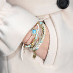 Bracelets de perles de riz multicouches