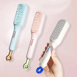 Peigne de massage antistatique autonettoyant