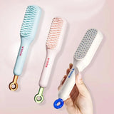 Peigne de massage antistatique autonettoyant