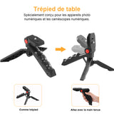 Kit de microphone vidéo professionnel avec trépied et lumière LED