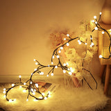 Guirlande Lumineuse en Rotin Branche