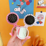 Peigne à Coussin d'Air Portable de Fleurs