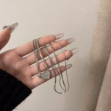 Chaîne de clavicule coeur d'amour magnétique