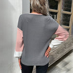 Sweat gaufré color block
