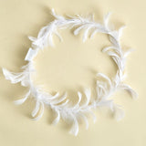 Couronne de plumes lumineuses à DEL douces pour filles