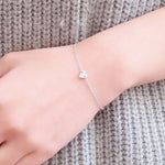 Bracelet de l'alphabet en acier inoxydable