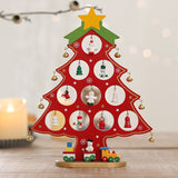 Mini Ensemble d’Arbre de Noël en Bois de Bricolage