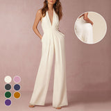 Pantalon sexy à col licou pour femmes