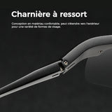 Lunettes de soleil photochromiques pour hommes avec verre polarisé