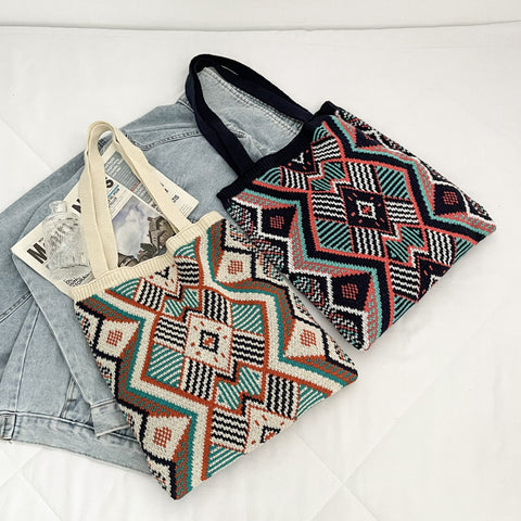 Sac bohème au crochet