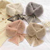 Jolie écharpe chaude en peluche