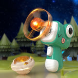 Gyroscope de dinosaure à soucoupe volante lumineuse