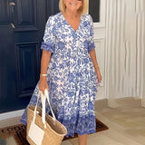 Robe Bohème à Col en V